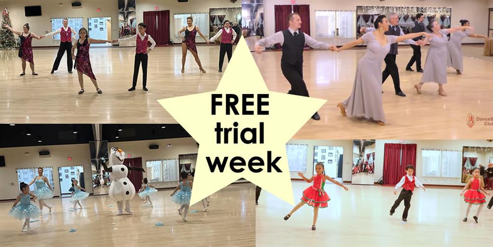 Free class trial week: Ballet, Salsa and DanceSport