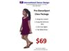 Child 4-7 pre DanceSport dance class uniform package